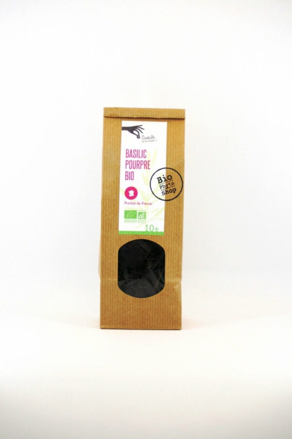 basilic pourpre bio seche