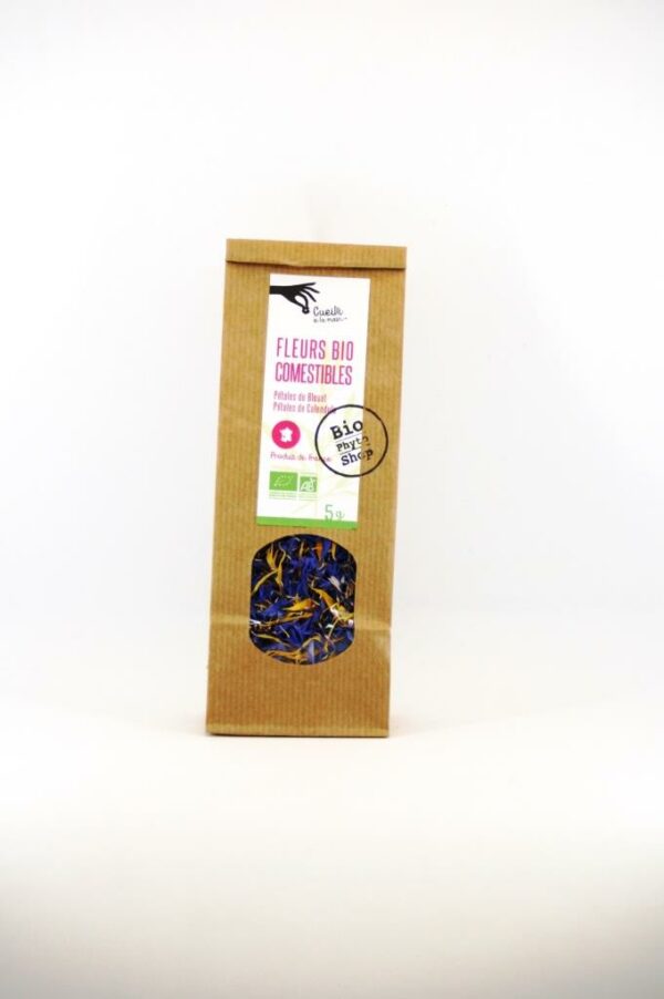 fleur comestible bio seche