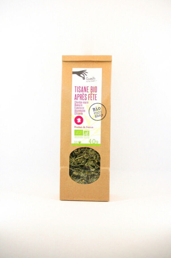 tisane bio apres fete