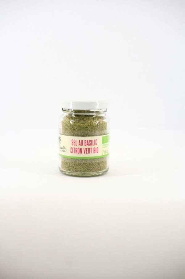 sel au basilic citron vert bio